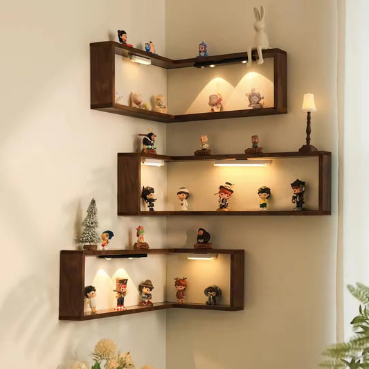 Modern Solid Wood Wall Shelves with Adjustable Height
Eco-Friendly Furniture for Bedrooms and Living Rooms